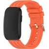 GIOPUEY Cinturini Compatibile con Garmin CIRQA Band, Morbido Silicone Cinturino [Resistente all'Usura] [Traspirante] - A-Orange