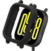 kwmobile Cover Lunotto Orologio Compatibile con Xiaomi Redmi Watch 5 Active Cover - Custodia Telaio Schermo Smartwatch Fitness Tracker - nero