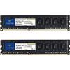 Timetec 8GB KIT (2x4GB) DDR3 1333MHz PC3-10600 Non ECC Unbuffered 1.35V CL9 2Rx8 Dual Rank 240 Pin UDIMM Desktop PC RAM Modulo di Memoria Aggiornamento