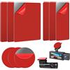 SynHHergyx 9 cuscinetti biadesivi resistenti per dash cam, ad alta adesione, per dash cam, resistenti al calore, biadesivo, per parabrezza e fotocamera GPS (3 misure)