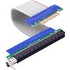 YARCHONN PCI-E - Cavo adattatore da 4 a 16 x PCI Express da 4 a 16 x riser, prolunga per scheda grafica SSD RAID Card-19 cm