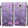 SIENIANLINE Cover per Samsung Galaxy J3 2016 custodia portafoglio Gocciolina | Chiusura magnetica, Scomparti carte, Funzione supporto, Pelle PU flip cover per Samsung J3 2016