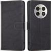 RankOne Cover per HUAWEI Mate 50 Pro (6.74 Inches), Custodia Flip Pelle Portafoglio, Magnetica Libro Bumper Cover Case - Nero