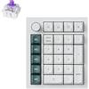 Keychron Q0 HE - Tastierino numerico magnetico wireless, 2,4 GHz/Bluetooth 5.1/Wired QMK, tastiera numerica sostituibile a caldo RGB con interruttore magnetico Gateron per laptop, Mac, Windows Linux