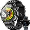 WalkerFit Smartwatch Uomo GPS 2025, Display AMOLED 1,43, Orologio Sport con Chiamate Bluetooth, Impermeabilità 5ATM, Autonomia Prolungata, 170+ Modalità Sport, Compatibile Android iOS (Nero)