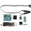 Sunmeit 1Set CH341A 24 25 Serie EEPROM Flash BIOS Programmatore USB+SOIC8 Clip di Prova SOP8+SPI Flash Adattatore 1,8V+SOP8 SOIC8 un DIP8