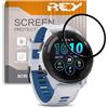 REY Pack 2X Pellicola salvaschermo 3D per Garmin Forerunner 265s 42mm, Nero, Copertura Completa, Pellicola Protettiva Protezione Schermo, 3D / 4D / 5D