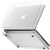 Lunivop Per MacBook Air 13 M5 2026-2022 M4 M3 M2 A3449 A3240 A3113 A2681 Cover trasparente opaca sottile PC + TPU anti-ingiallimento resistenza antigraffio protettiva (trasparente)
