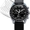 Yiranzix 6 pz TPU Gel Screen Protector per Omega X Swatch Bioceramic Moonswatch 32mm | Orologio intelligente Protezione trasparente flessibile della pellicola dell'idrogel ultra sottile, sensibile al tocco