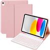 WENMILY Cover con Tastiera Bluetooth per iPad 10ª/11ª/Generazione 10,9 (2022/2025) | Italiana QWERTY Tastiera per IPad A16 Wireless Magnetica Staccabile Custodia Protettiva Sottile con Portapenna,Nero