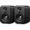 AIYIMA S400 Diffusori Attivi 80 W RMS con woofer da 3, BT 5.3 | 2.0 HiFi, OPT, USB, RCA, Sub-Out, controllo alti e bassi per TV, PC e home cinema