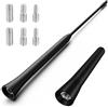 Tokaneit Antenna Radio Auto 6.5cm + 23.5cm Antenna Auto Autoradio Universale,per Ricezione AM e FM,con 6 Pezzi Filettatura M4 M5 M6,Adatto alla Ricezione del Segnale Dell'autoradio