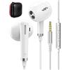 ACAGET Auricolari 3,5MM in-Ear Stereo per Samsung Galaxy A05s A25 A15 A06 | Cuffie In Ear con Filo per Redmi A3 14C Note 14 13 12 Pro Auricolari con Filo Cuffie Sport con Microfono Controllo del Volume
