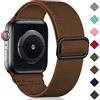 Oielai Solo Loop Compatibile con Cinturino Apple Watch 38mm 40mm 41mm 42mm 44mm 45mm 46mm 49mm, Cinturino di Ricambio Sportivo in Nylon Regolabile per iWatch Series SE 10/9/8/7/6/5/4/3/2/1
