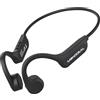 MONODEAL Cuffie Conduzione Ossea Bluetooth 5.3 per Corsa Fitness, Porta Type-C, 27g | 27g Ultra-leggero comfort, IPX6 impermeabile, Non adatto per il nuoto, Per sport corsa ciclismo fitness, Ricarica Type-C