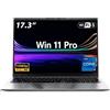 MITUNTUN Computer portatile da 17,3 i5-7Y57 16 GB RAM 512 GB SSD fino a | Laptop IPS 1920×1080 Win 11 Portatile con WiFi5, BT5.0, USB3.0, HDMI, Tastiera Retroilluminata Ventola di Raffreddamento