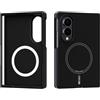 Hauw Custodia Fold per Samsung Galaxy Z Fold8,Nero | Custodia per Telefono Magnetica Invisibile in PC Rigido Ultra Sottile para Samsung Galaxy Z Fold8 2026