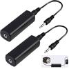 JXRSKJ 2pcs Ground Loop Noise Isolator Isolatore di Rumore Fibbia per Audio Auto e Canale HiFi Isolatore Fibbia di Massa Autoradio, Filtro Audio Antiparassitario con Cavo Jack 3,5 mm