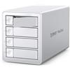ORICO 4 Bay Alloggiamento Esterno per Dischi Rigidi, JMS591, USB 3.2 Gen2X2 | 20 Gbps Chip JMS591, 6 Modalità RAID, Sostituibile Caldo, Fino a 130 TB, Compatibile con l'editing Video-9948RC3 PRO