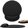 SoeUyd Tappetino Mouse Ergonomico, Tappetino Mouse con Poggiapolsi | Supporto per Polsi in Schiuma Memory, Antiscivolo e Resistente Agli Schizzi, Adatto per Computer Fissi e Portatili