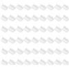 PATIKIL 60 Pcs 0.5 Pollici USB Tipo A Tappo Polvere Per USB Computer Bianco | Copertura Anti Polvere Silicone, Cuffia Ricarica Protezione Porta Estremità Femmina, Cellulare Dispositivo Porta