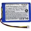 HXJNLDC Sostituzione batteria al litio ricaricabile DC 3.7v 2100mAh per Logitech MX1000 MX-1000 M-RAG97 Mouse bluetooth wireless 190247-1000, 190247-B000, L-LB2, NTA2253