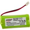 akku-net Batteria per Siemens gigaset AS150, 2,4V, NiMH