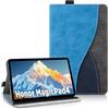 Toyarion Custodia per Honor MagicPad3Pro/MagicPad4 12.3 Pollici 2026, Blu | Borsa Frontale, Pelle PU Ultrasottile e TPU Flessibile, Antigraffio Protettiva, Antiurto, con Fessure Carte, Multipli Stand