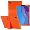 C/N Custodia per Lenovo Tab M10 HD 2nd Gen 10.1, Silicone Morbido Skin Leggero Custodia Protettiva per Bambini Supporto Cover per Lenovo Tab M10 HD Gen 2 10.1 inch 2020 TB-X306X/X306F, Arancia