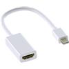 MMOBIEL Mini DisplayPort HDMI Adatt. DP (Thunderbolt) HDMI Conv. Giusto per MacBook Pro/Air Mac Mini Microsoft Surface Pro 3/4 (Bianco)