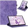 CXTCASE Custodia Girevole per iPad (A16) 11th Generation 11 Inch 2025/ iPad 10th Generation 10.9 Inch 2022, Cover Supporto Rotante 360°, Viola