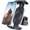 Grefay Supporto Telefono Bici e Moto Antivibrazione | Fissaggio al Manubrio 15-30 mm senza Utensili, Compatibile iPhone Samsung 4,7-7 Pollici, MTB, E-Bike, Monopattino Elettrico