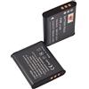 DSTE 2PCS LI-50B LI50B Batteria Compatibile per Olympus Stylus 9000, Stylus 9010, SZ-10, SZ-11, SZ-12, SZ-15, SZ-20