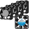 WINSINN 5 ventole DC 40 mm 12 V 4010 a doppio cuscinetto a sfera senza spazzole 40 mm x 10 mm 2 pin