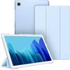FINTIE Cover per Samsung Galaxy Tab A7 10.4 Pollici 2022/2020 | Sottile Leggero Semi-Trasparente Opaca Back Cover Protettiva Case, Cielo Blu