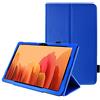 TECHGEAR Custodia in Pelle per Samsung Galaxy Tab A7 10.4 2022/2020 (SM-T500 T503 T505 T509) - Custodia Protettiva di Alta qualità in PU Pelle con Supporto e Cinturino a Mano