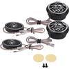 Kuuleyn Altoparlante Super Power, 2 pezzi DC12V 4 ohm Creativo Auto Car Spider Pattern Altoparlante audio super potente Altoparlante tweeter