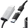 Hagibis Capture Card | Scheda di Acquisizione Video Capture HDMI USB 3.0 PD 100W | USB-A/USB-C | 1080P 60fps YUY2/MJPEG | Game Capture per Switch, PS5, VR, Streaming