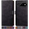 SUANPOT progettazione per Google Pixel 11/Google Pixel 11 Pro 6.3 Blocco RFID Portafoglio Slot CarteSupporto Cellulare Magnetica custodia Pelle Sintetica Cover per Pixel 11 Nero