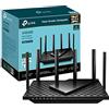 TP-Link Archer AX72 Pro Router Wi-Fi 6 AX5400Mbps, Dual-Band, USB 3.0 | 6 Antenne, Porta WAN/LAN 2.5Gbps, Client Server VPN, OFDMA, MU-MIMO, Canali 160 MHz, HomeShield, Non Supporta xDSL/FTTC/FTTS