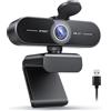 EMEET C60E 4K Webcam per Streaming e Gaming, Messa a Fuoco Automatica PDAF, Doppio Microfono, Telecamera per Streaming Live con Correzione Automatica Della Luce, USB Plug & Play, Webcam per PC e Mac