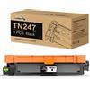 colorfly TN247 TN243 Compatibile con Brother TN247BK TN-247 TN-243 | Compatibile con DCP-L3550CDW MFC-L3730CDN MFC-L3750CDW HL-L3210CW HL-L3230CDW，1 Nero