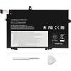 ASUNCELL 11.1V/45Wh L17C3P52 Batteria del computer portatile per Lenovo ThinkPad L14 L15 Series, Lenovo ThinkPad L480 L490 L580 L590 Series, L17C3P52 SB10T83140 5B10W13897 SB10K97613 01AV466 L17L3P52