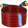 JIULIDI Cavo di prolunga per pannello solare XT60 a XT60 femmina connettore maschio per Ecoflow Delta River Max Bluetti Anker SOLIX Generatore di centrali elettriche portatili 160 W 220 W 400 W RC LiPo