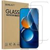 WINLAZY 2 pellicole protettive in vetro temperato per Xiaomi 17 Ultra | Pellicola protettiva in vetro temperato per Xiaomi 17 Ultra/Xiaomi 17 Pro Max, antigraffio, durezza 9H, anti-bolle