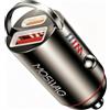 MOSWAG Caricatore USB-C,48W [PD30W+QC3.0 18W] Caricatore Auto Accendisigari | Presa accendisigari 12V USB-C/A, tripla protez.(corto/sovracorr/calore), antiruggine, luce atmosf., per iPhone/Samsung ecc.