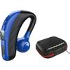 NASDGAKF Impermeabili Earbuds X13 Auricolare Singolo Bluetooth 5.1 Auricolare Attività Commerciali Lunga Durata Standby Auricolare Gioco Sportivo Riduzione Rumore Vivavoce Cuffie da gioco(P13 Blue With Bag)