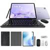 Blackview Link 8 13 Pollici Tablet con Tastiera e Penna,Android 15 Tablets Gemini AI,18GB RAM+256GB ROM,2K+ FHD 2160 * 1600 90Hz MediaTek G100 /PC Mode/8400mAh/Widevine L1/Face ID/16MP+13MP/GPS/OTG