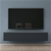 Mai & Mai Mobile TV 160x40,2x30cm, Marrone chiaro+Antracite opaco | Mobile TV per Televisore, Armadietto per TV Basso Soft-close con Ante per Soggiorno, Camera da Letto Fernsehschrank02