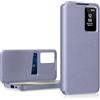 Nshkeji Cover per Galaxy S25 Ultra 5G Clear View, Custodia Smart View, Flip Folio Cover a libro, Custodia a portafoglio per Samsung Galaxy S25 Ultra Clear View, 360 Full Clapet Protection Case